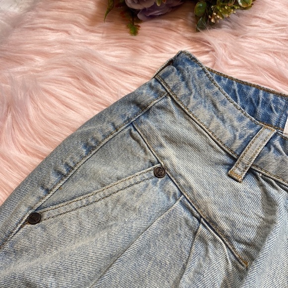 NWT One Teaspoon Kansas Street Walker 80’s High Waist Shorts sz 22 - Picture 3 of 12